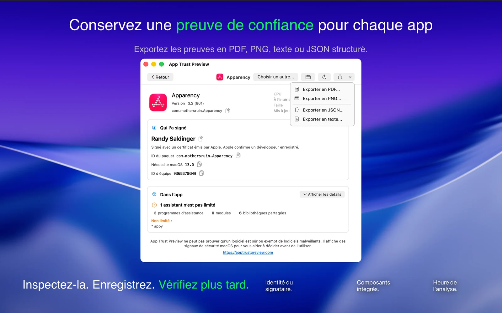 Captures App Trust Preview 3