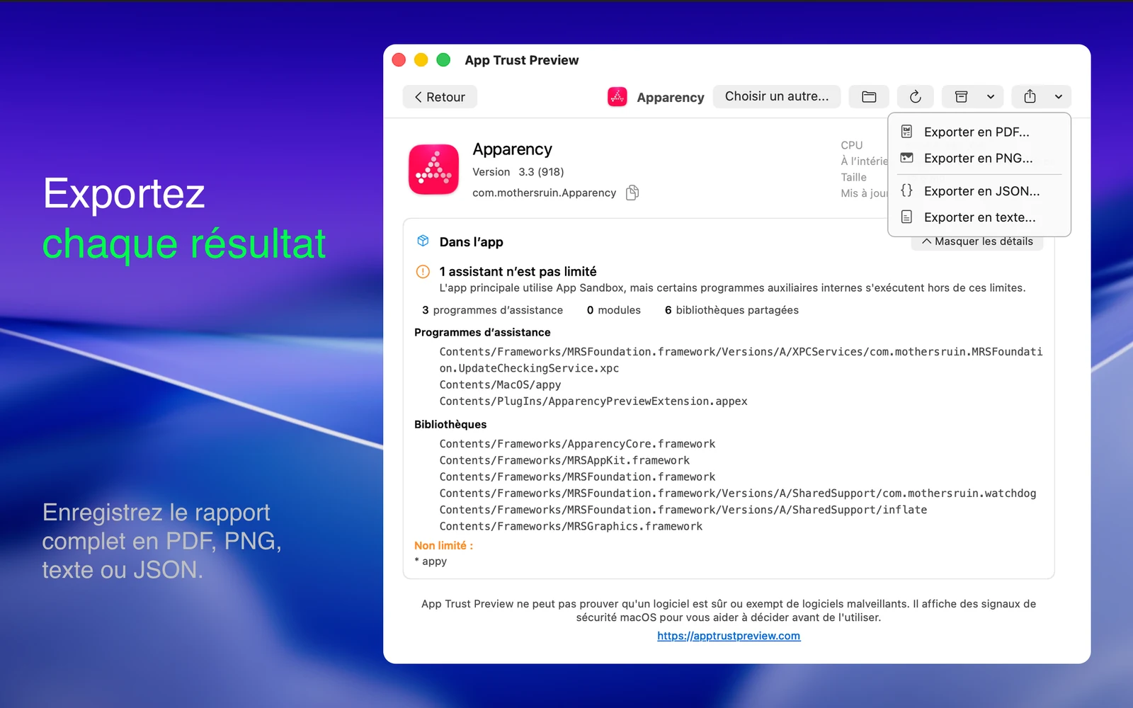 Captures App Trust Preview 7